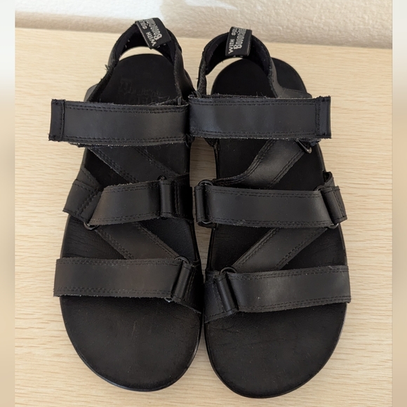 Dr. Martens Black Leather Redfin Sandals - Picture 3 of 9